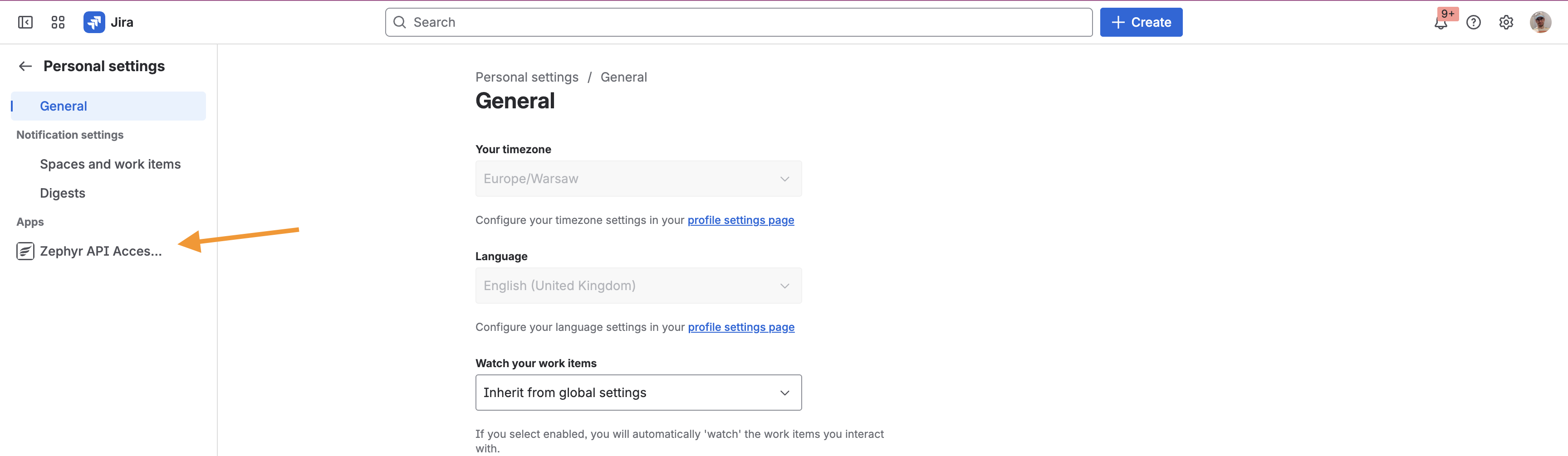 Zephyr API Access token